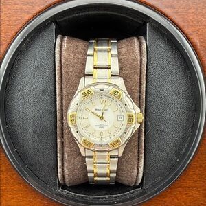 HUGO Maxx Two-Tone 18K Plated Gold and Silver Watch